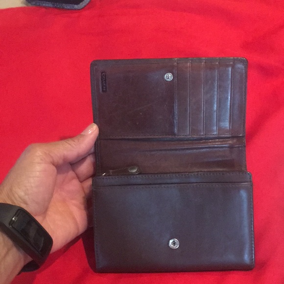 Coach Wallet (authentic) vintage/brown leather - Picture 6 of 8
